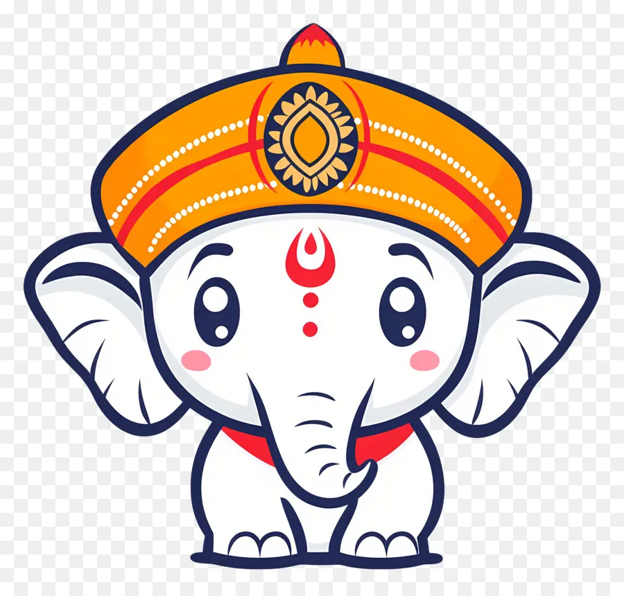 Ganesh Chaturthi，Sevimli Fil PNG