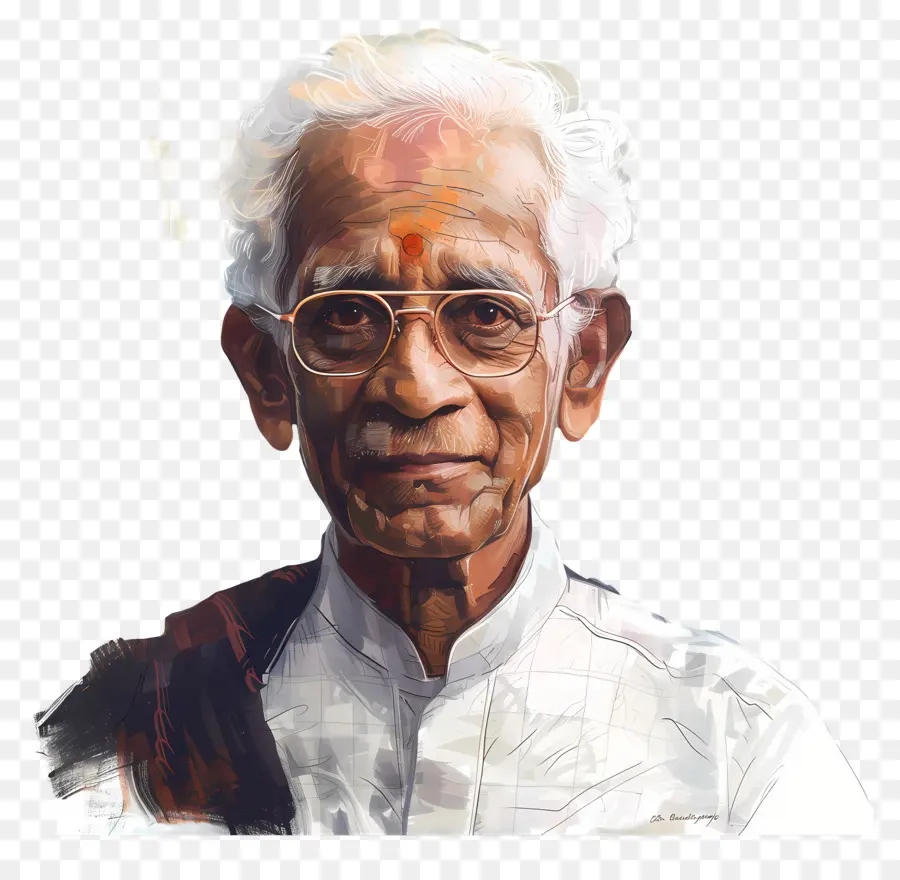 Sarvepalli Radhakrishnan，Yaşlı Adam PNG