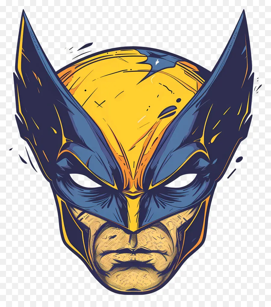 Wolverine Maskesi，Süper Kahraman Maskesi PNG