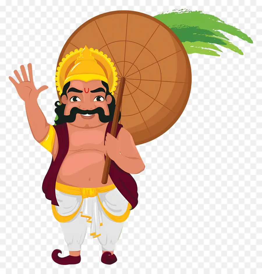 Onam，Şemsiyeli Adam PNG