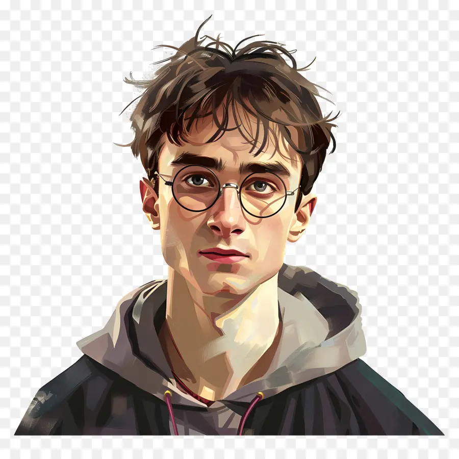 Harry Potter'ın，Gözlüklü çocuk PNG