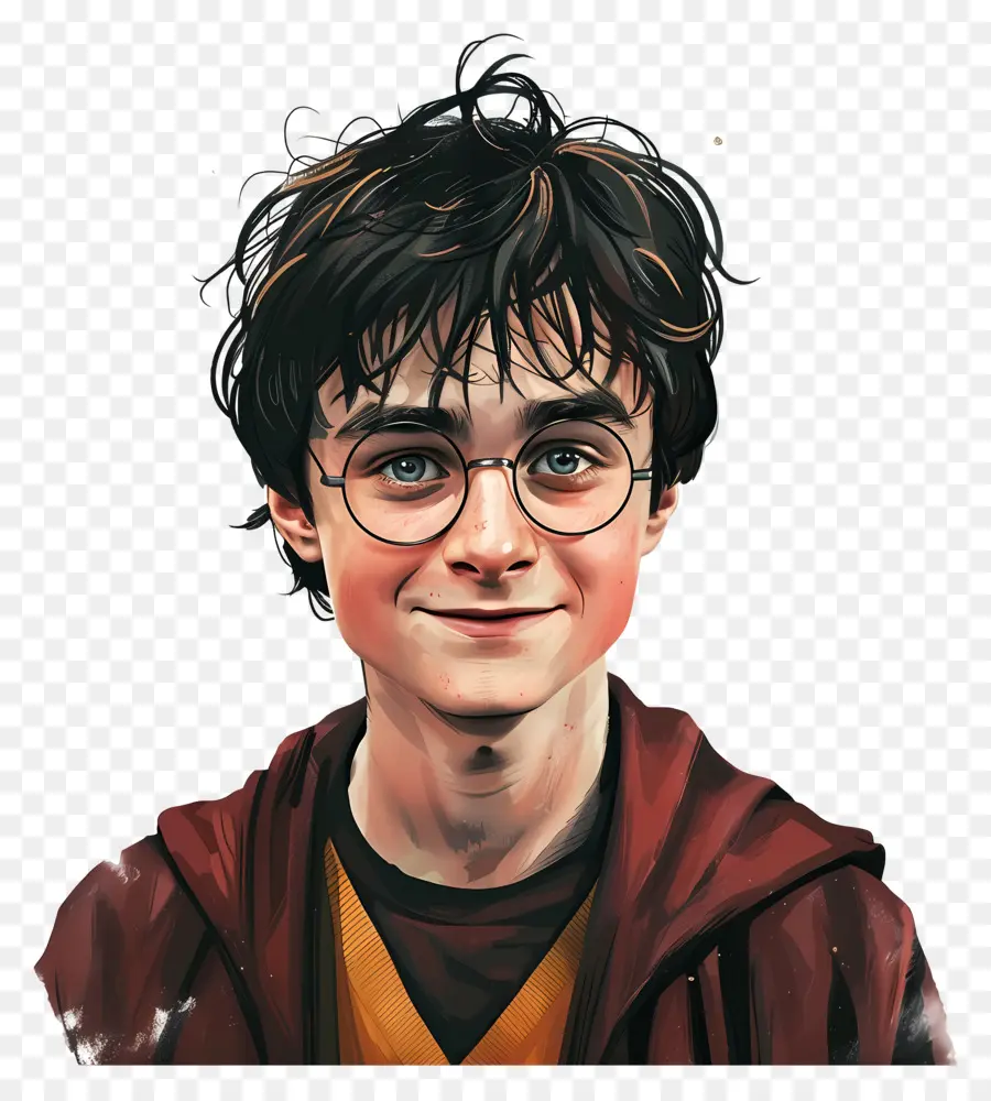 Harry Potter'ın，Gözlüklü Karakter PNG