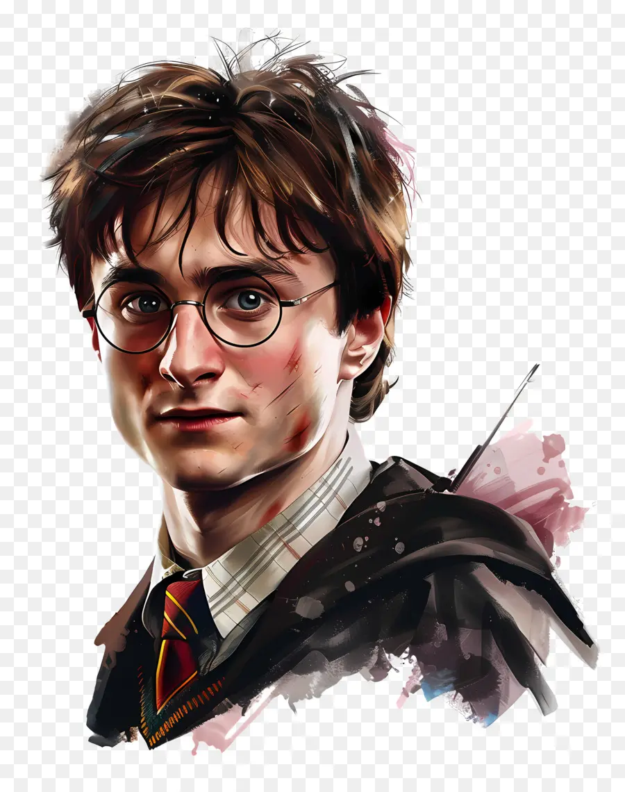 Harry Potter'ın，Gözlüklü Karakter PNG