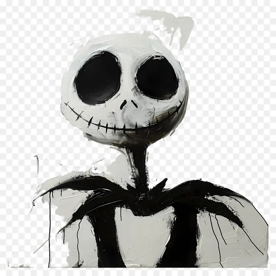 Jack Skellington，İskelet Karakteri PNG