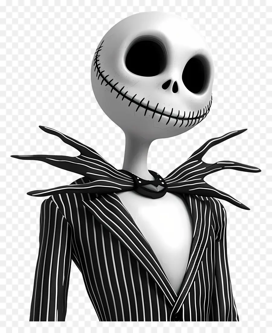 Jack Skellington，Takım Elbiseli Iskelet PNG