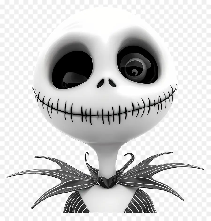 Jack Skellington，İskelet Karakteri PNG