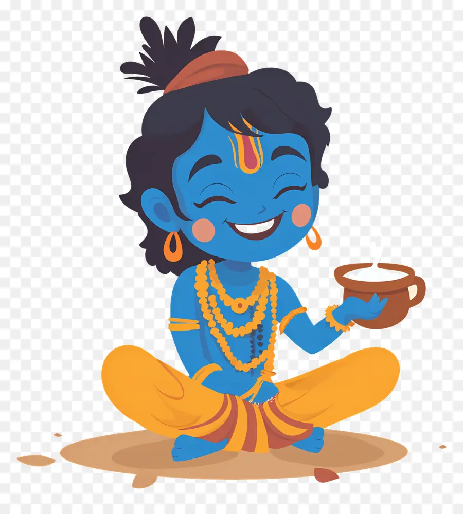 Krishna Janmashtami，Mavi Tanrı PNG