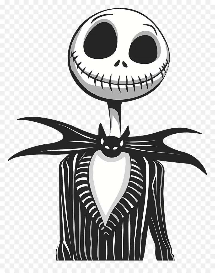 Jack Skellington，İskelet PNG