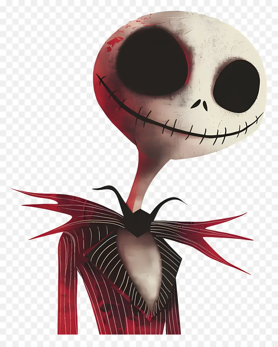 Jack Skellington，İskelet Karakteri PNG