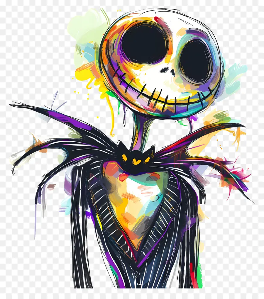 Jack Skellington，İskelet PNG