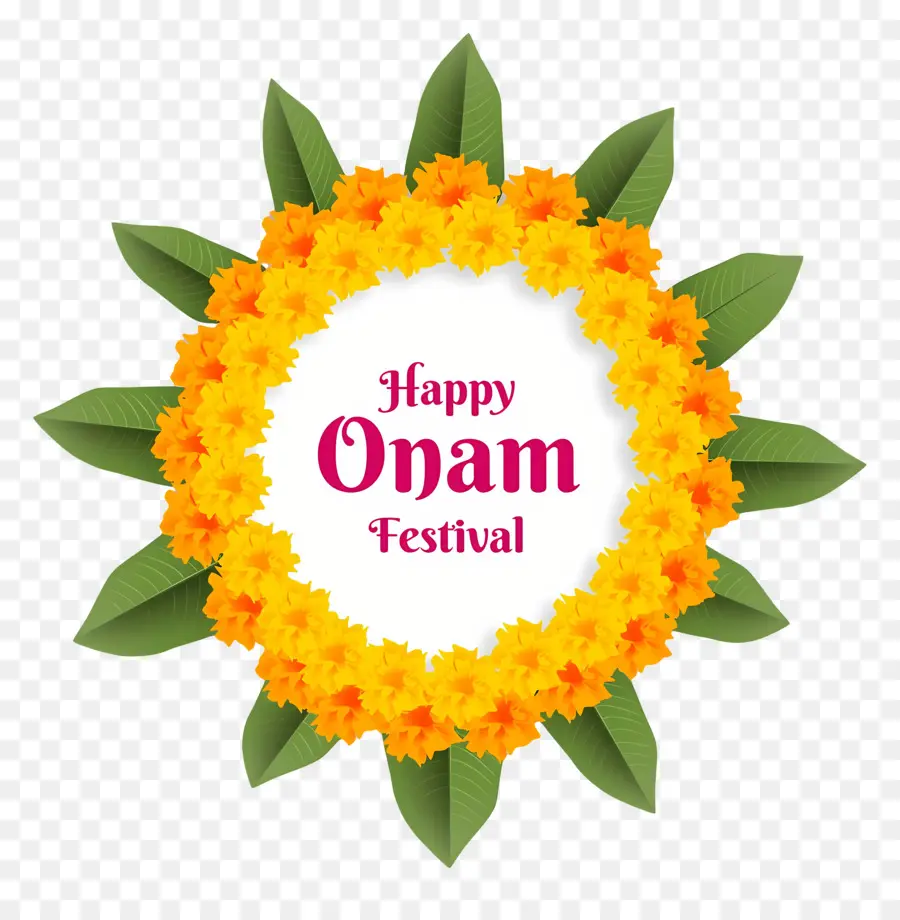 Mutlu Onam，Onam Festivali Çelengi PNG