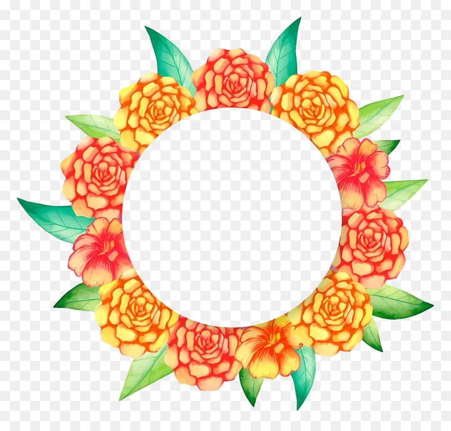 Mutlu Onam，Çiçek çelengi PNG