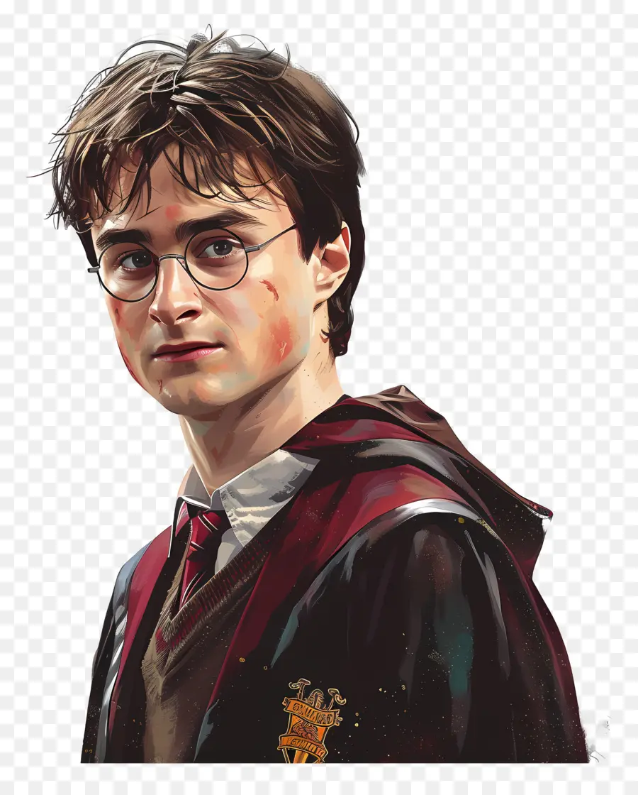 Harry Potter'ın，Gözlüklü Karakter PNG