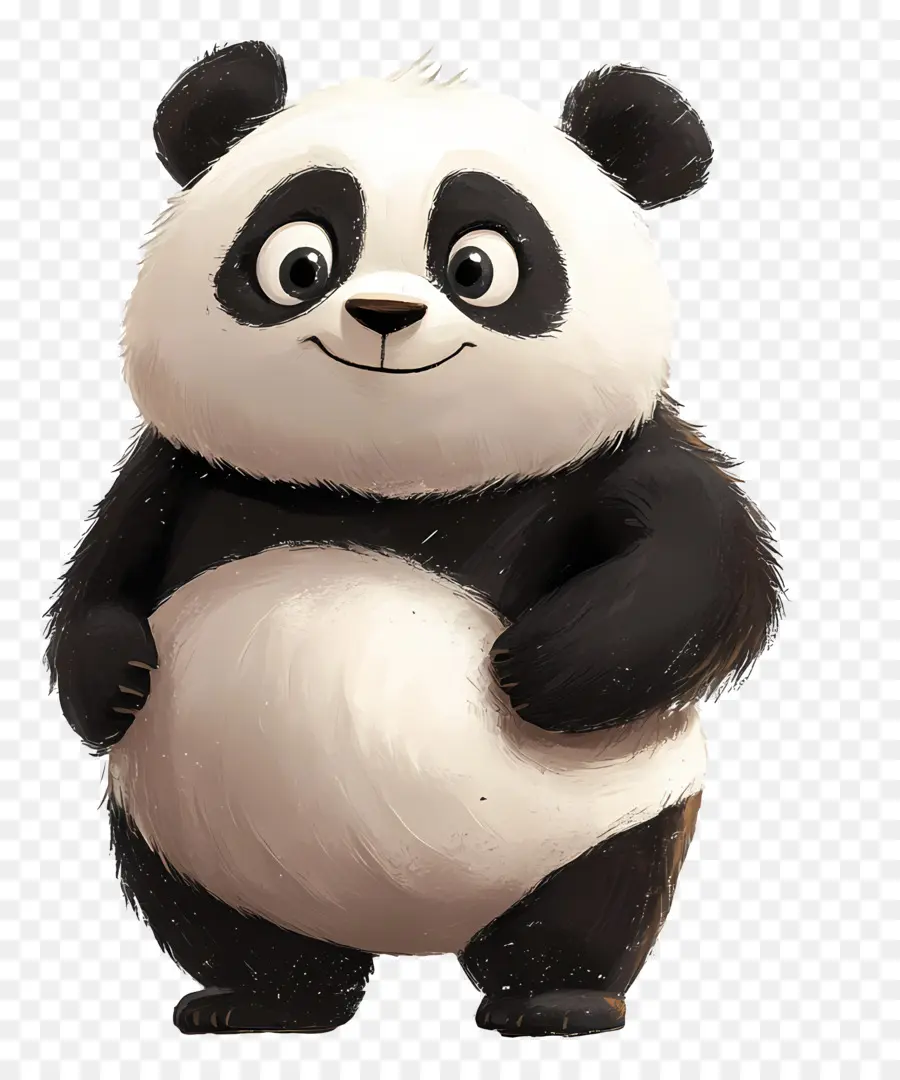 Panda Ayı，Karikatür Panda PNG