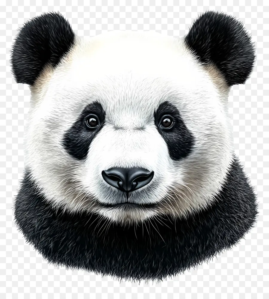 Panda Ayı，Panda Yüzü PNG