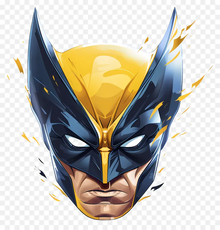 Wolverine Maskesi，Süper Kahraman Maskesi PNG