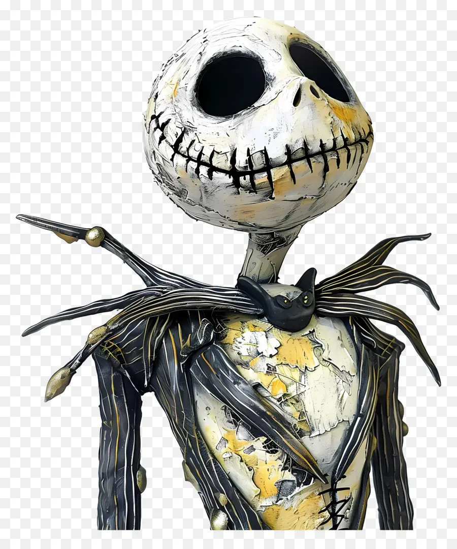 Jack Skellington，İskelet Karakteri PNG