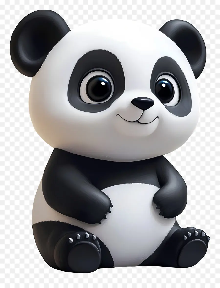 Panda Ayı，Panda Heykelciği PNG