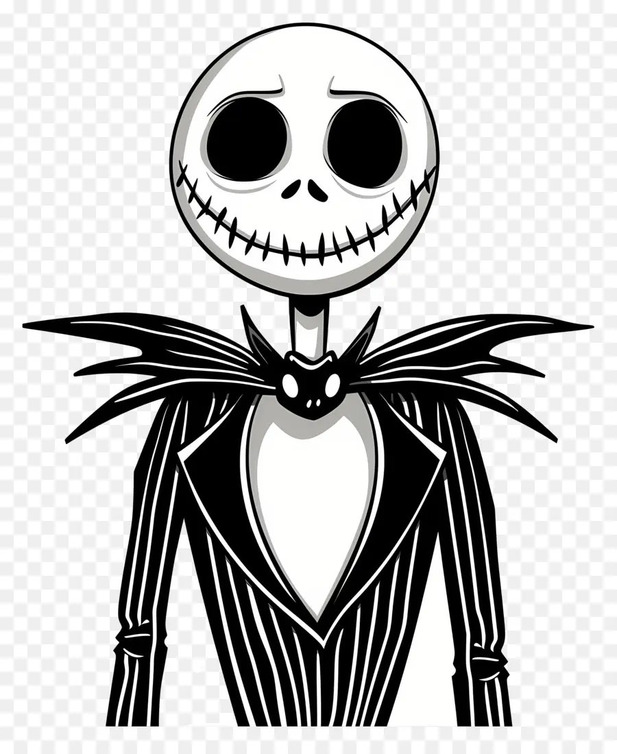 Jack Skellington，İskelet PNG