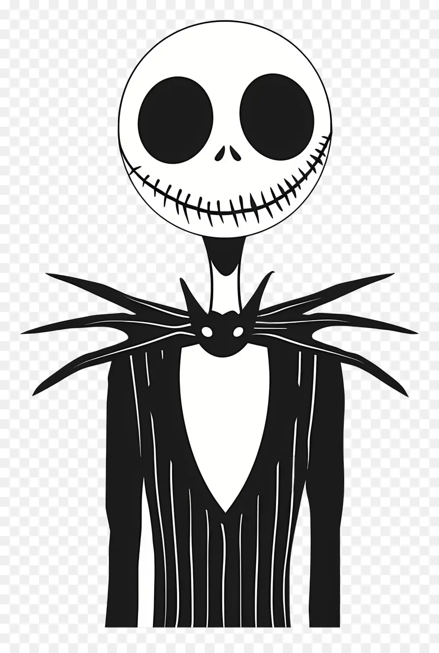 Jack Skellington，İskelet Karakteri PNG