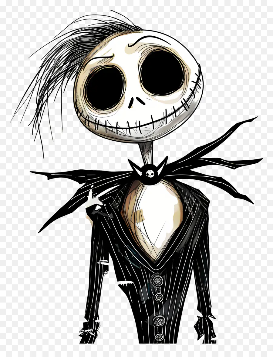 Jack Skellington，İskelet PNG