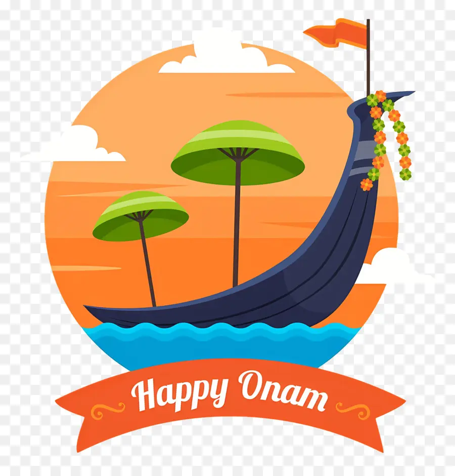 Mutlu Onam，Onam Tekne PNG