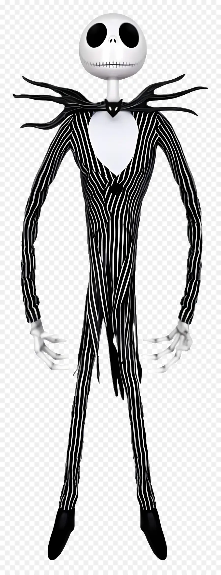 Jack Skellington，İskelet Karakteri PNG