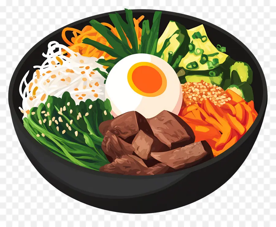 Kore Bibimbap，Kase Yemek PNG