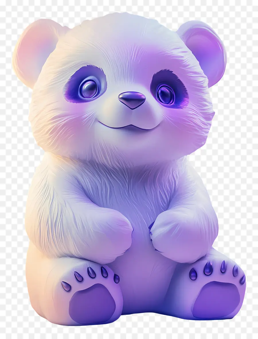 Panda Ayı，Mor Panda PNG