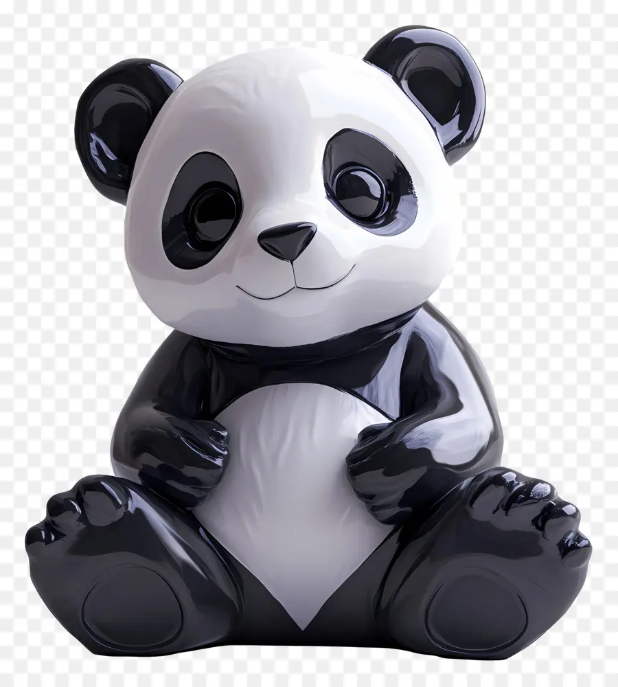 Panda Ayı，Panda Heykelciği PNG