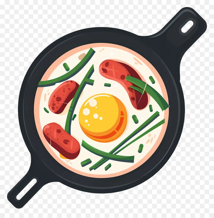 Omlet，Sahanda Yumurta PNG