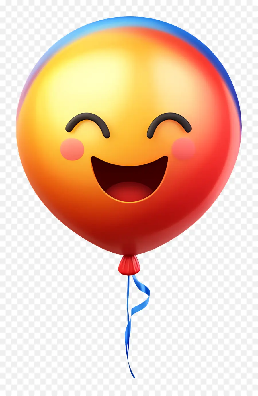 Doğum Günü Emojisi，Gülen Balon PNG