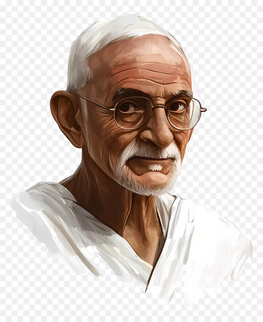 Gandi，Yaşlı Adam PNG