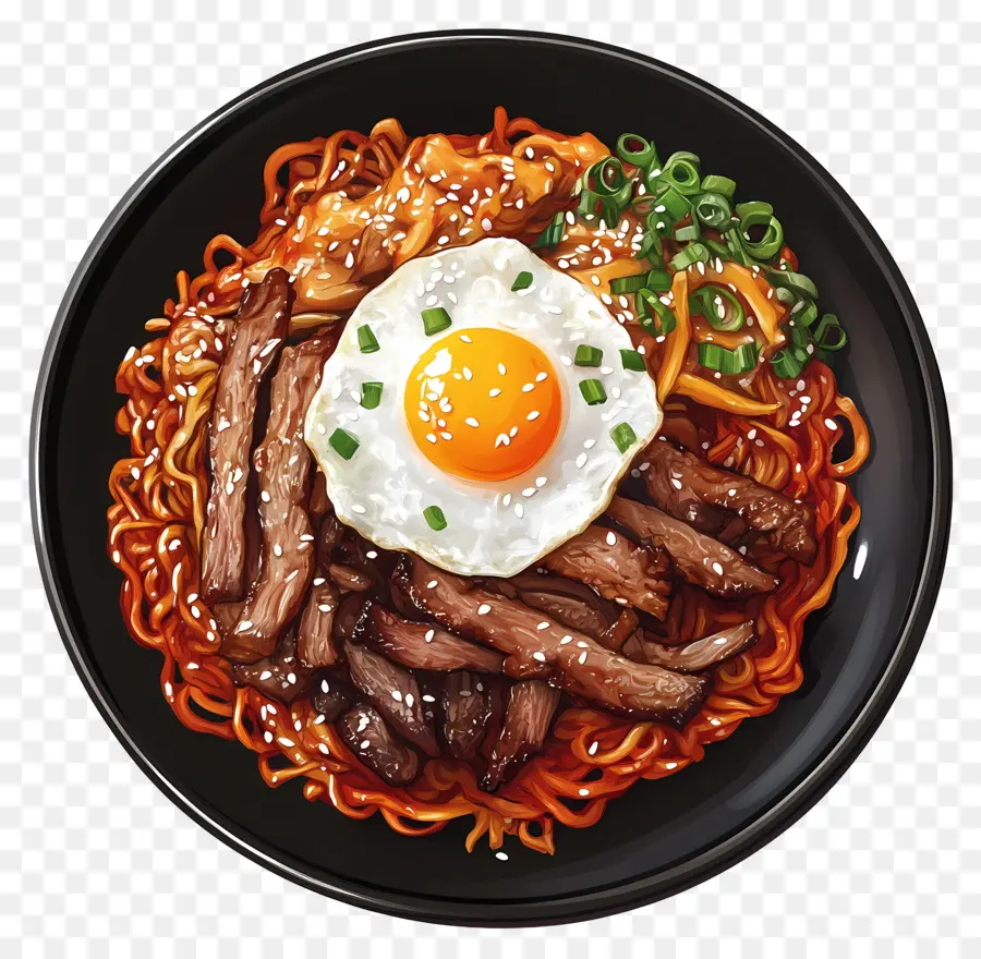 Kore Bibimbap，Erişte PNG