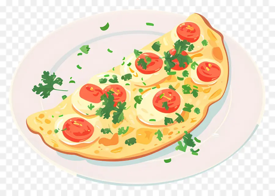 Peynirli Omlet，Domatesli Omlet PNG