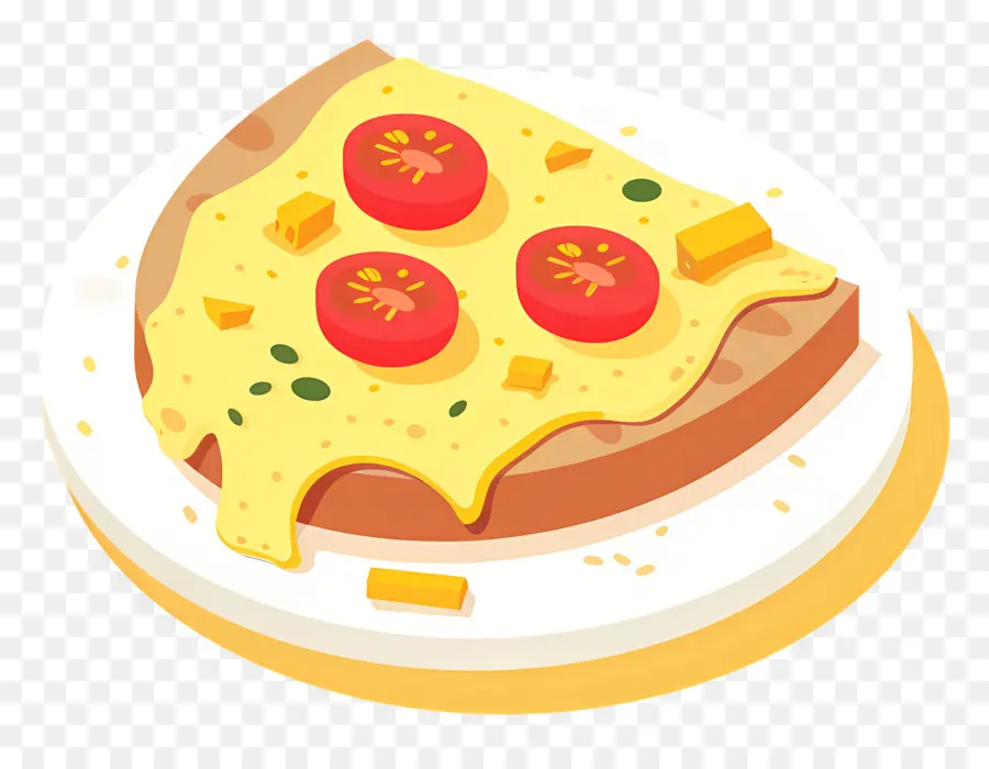 Peynirli Omlet，Pizza PNG