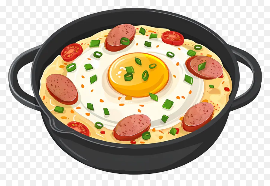 Omlet，Sahanda Yumurta PNG