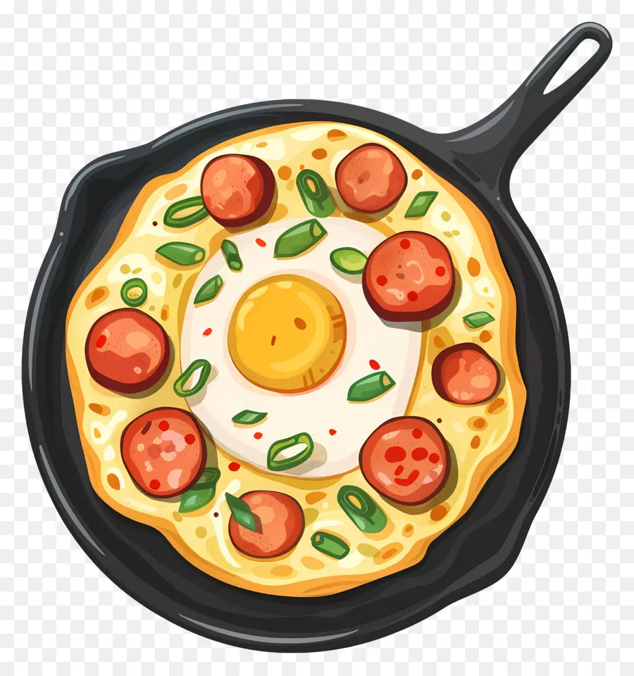 Omlet，Kızarmış Yumurta Ve Sebzeler PNG