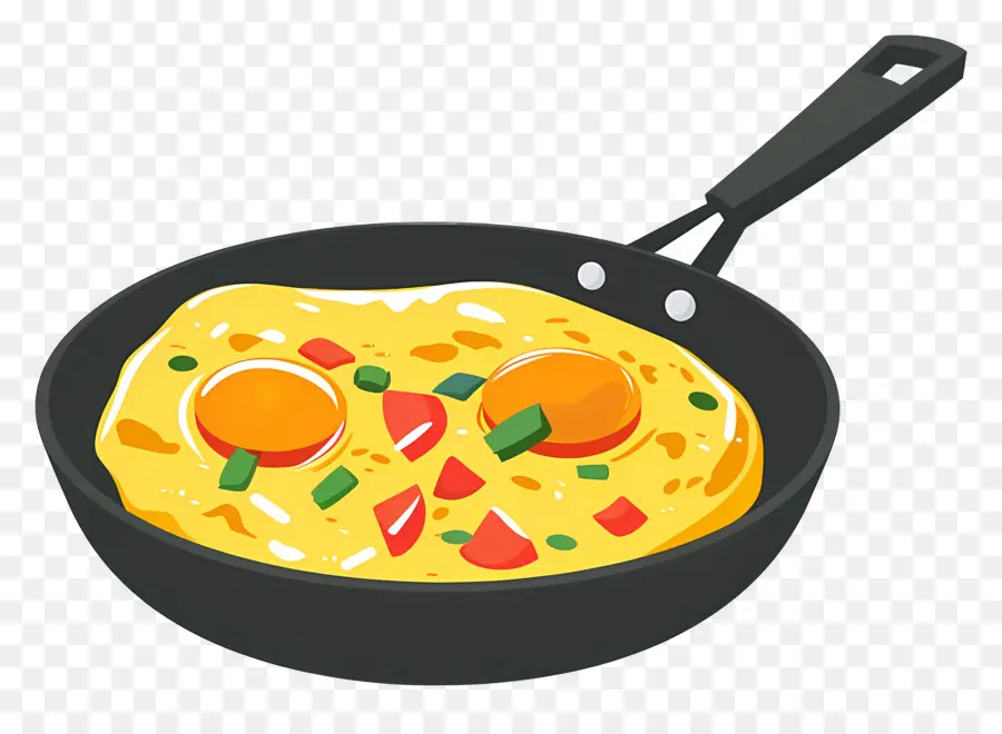 Omlet，Sahanda Yumurta PNG