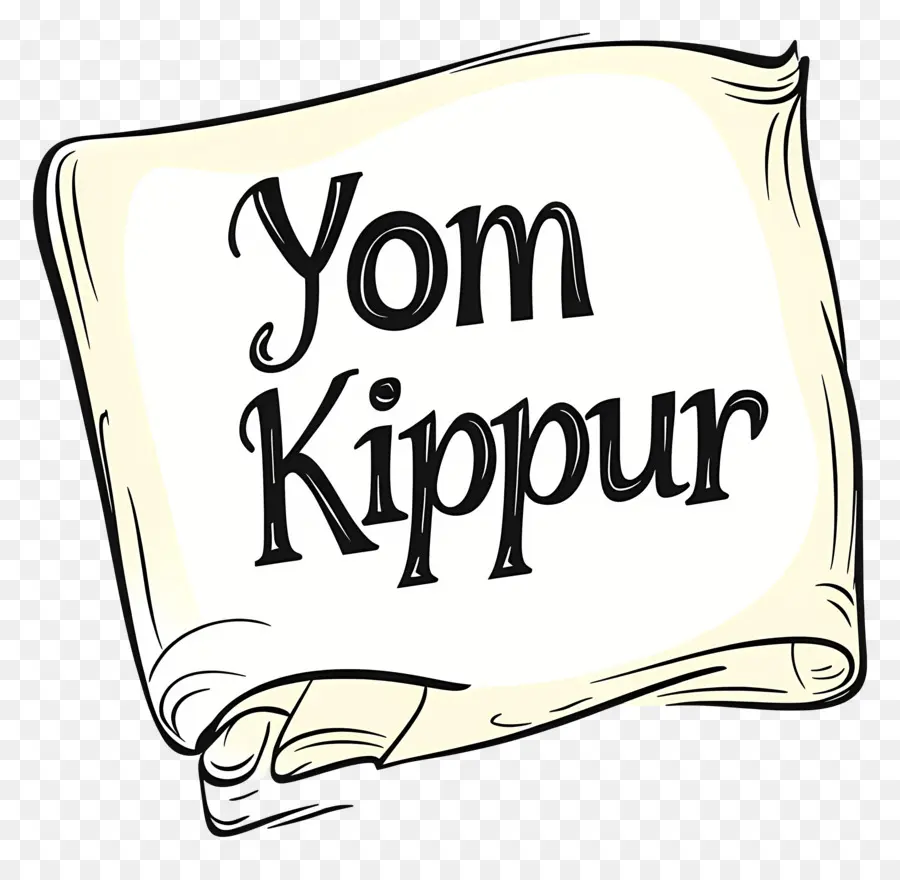 Yom Kippur，Yom Kippur Parşömeni PNG