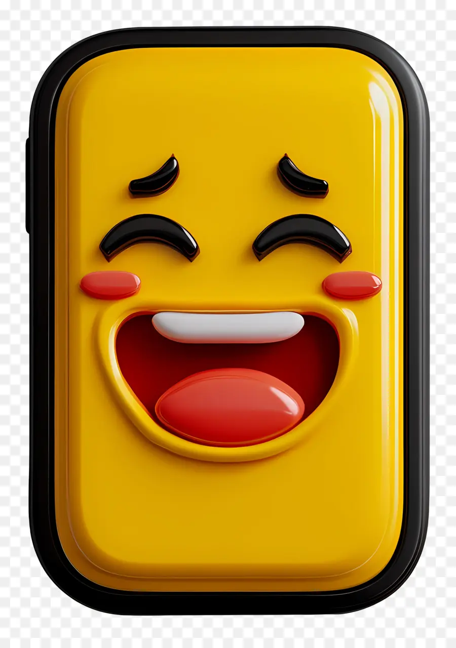 Cep Telefonu，Gülen Emoji PNG