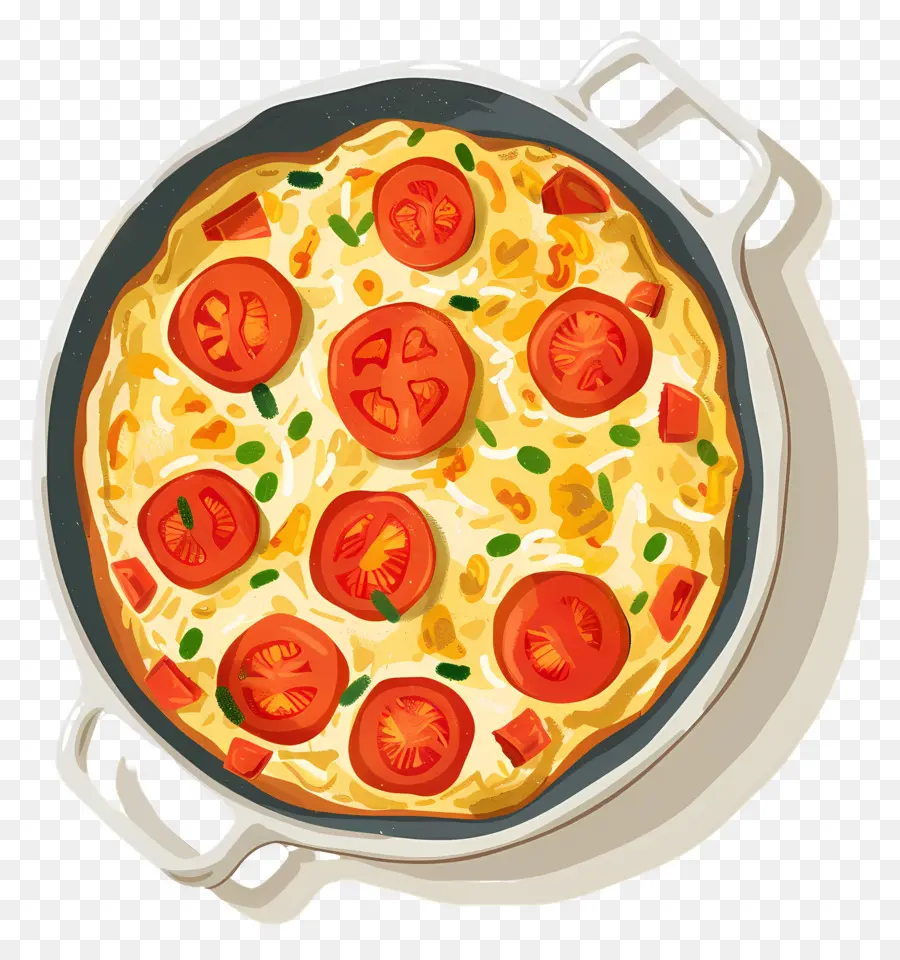 İspanyol Omleti，Pizza PNG