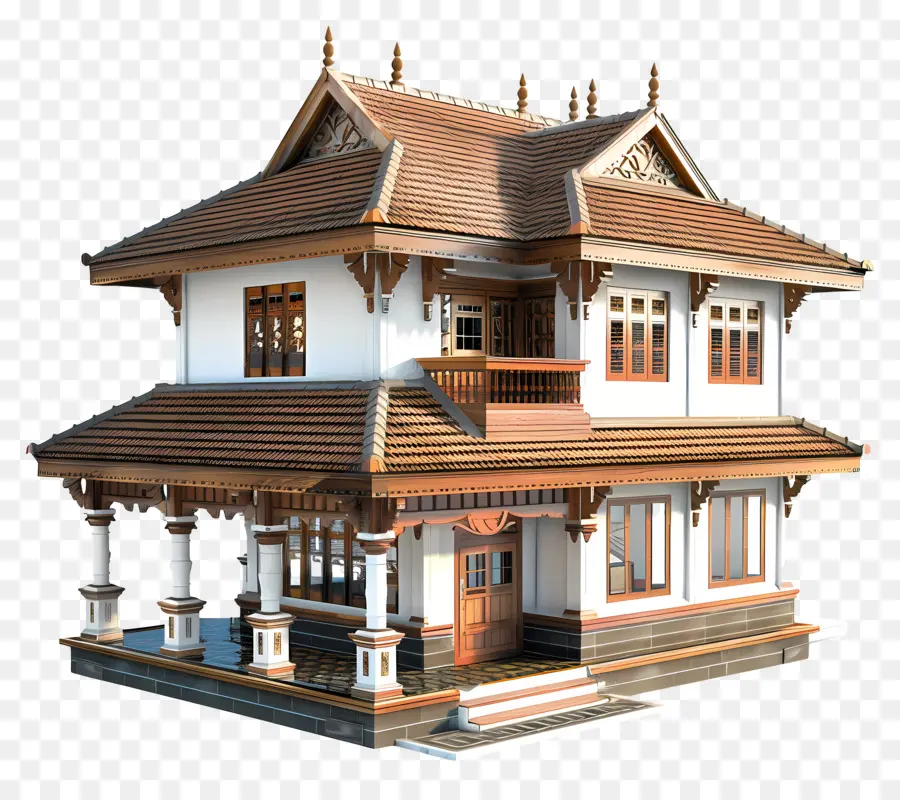 Kerala Evi，Geleneksel Ev PNG