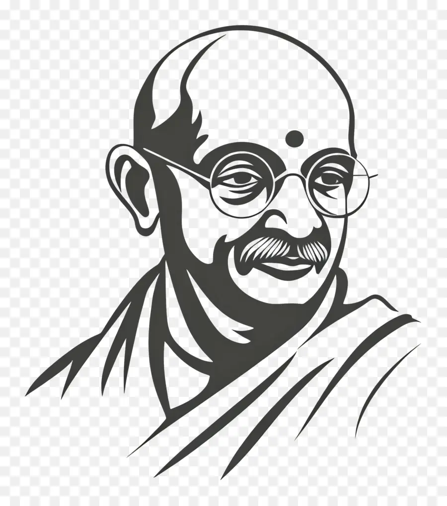 Gandi，Portre PNG