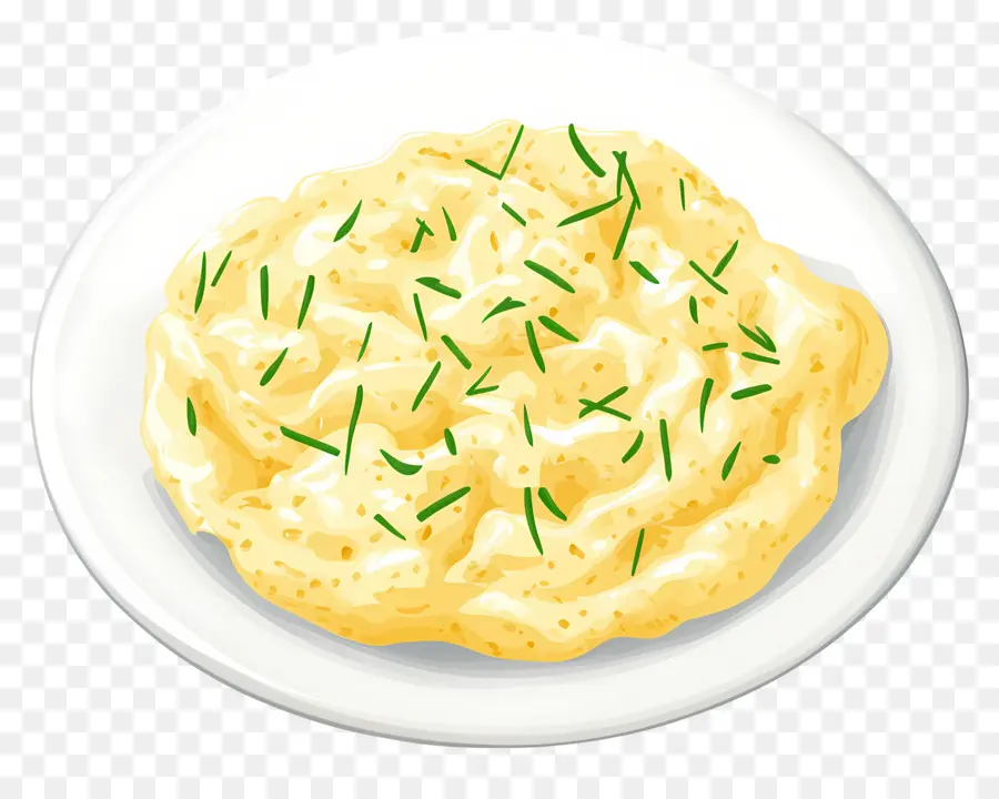 Omlet，Patates Püresi PNG