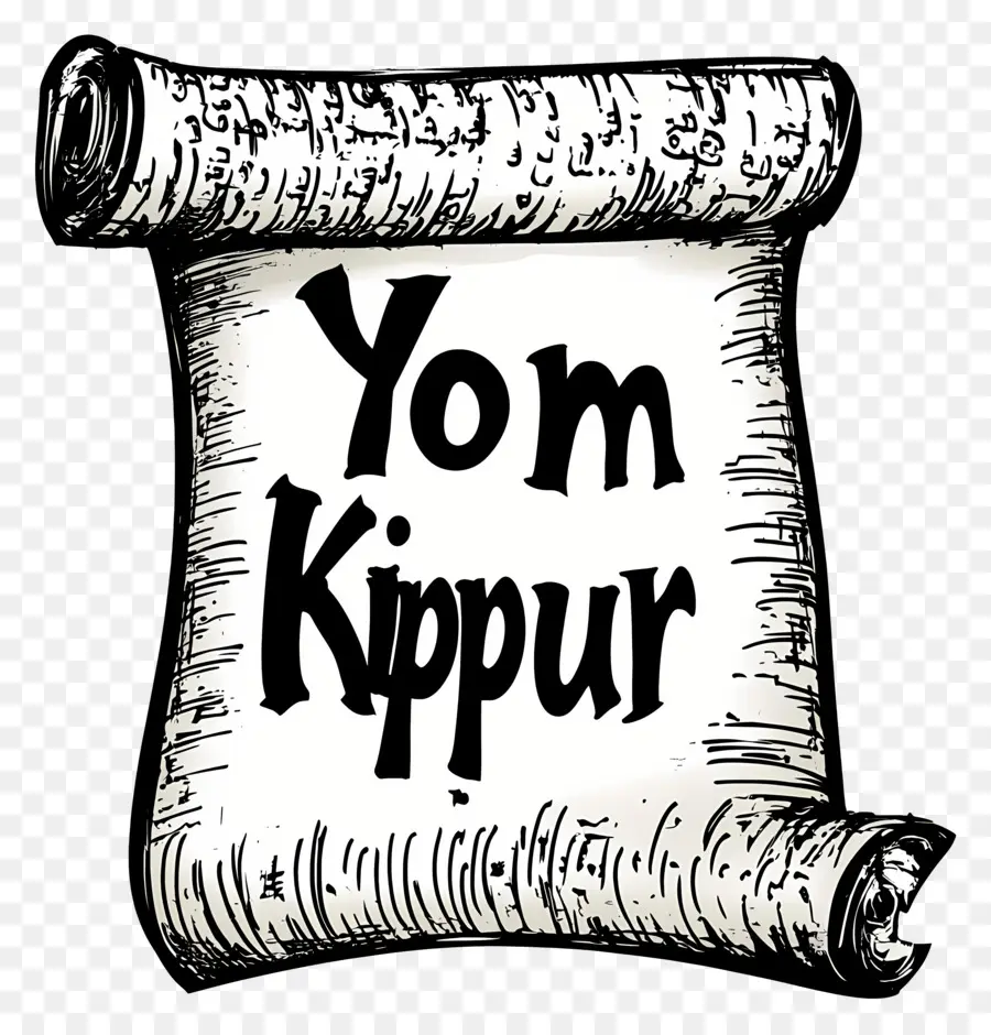 Yom Kippur，Yom Kippur Parşömeni PNG