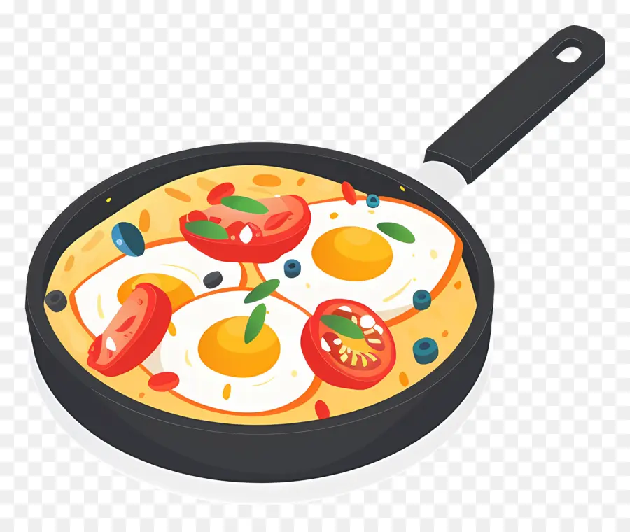 Omlet，Sahanda Yumurta PNG