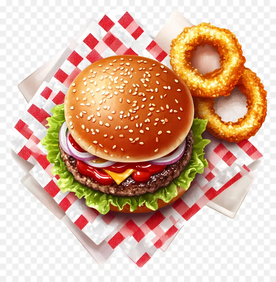 Amerikan Burgeri，Hamburger PNG