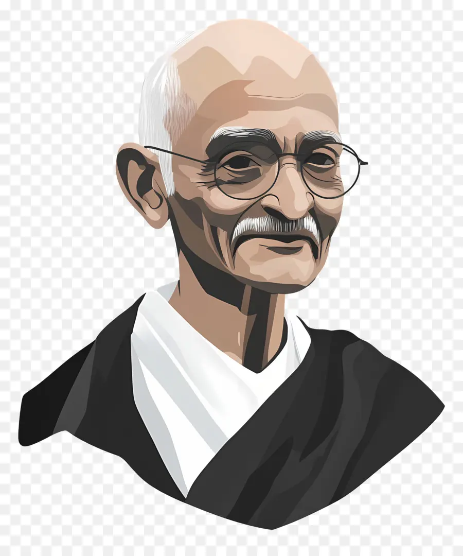 Gandi，Yaşlı Adam PNG