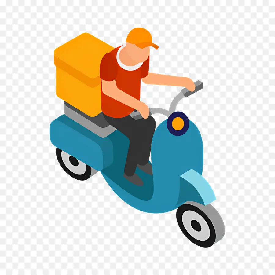 Teslimatçı，Scooter PNG